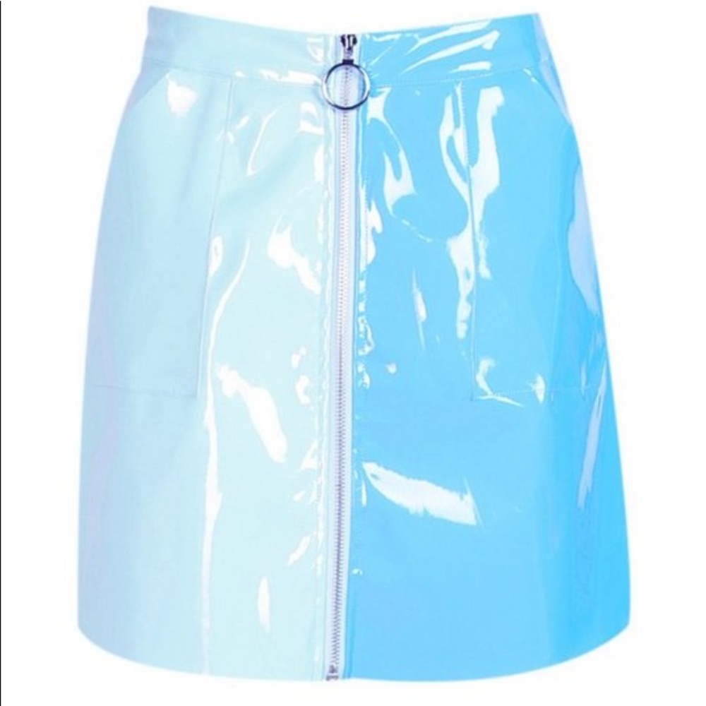 Boohoo Two Tone Skirt